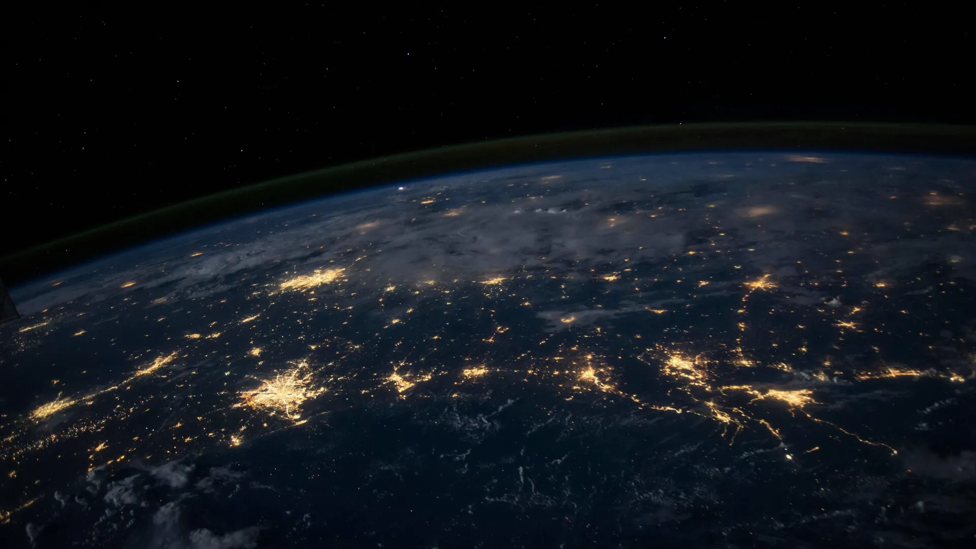 Gece ışıklarıyla dünya